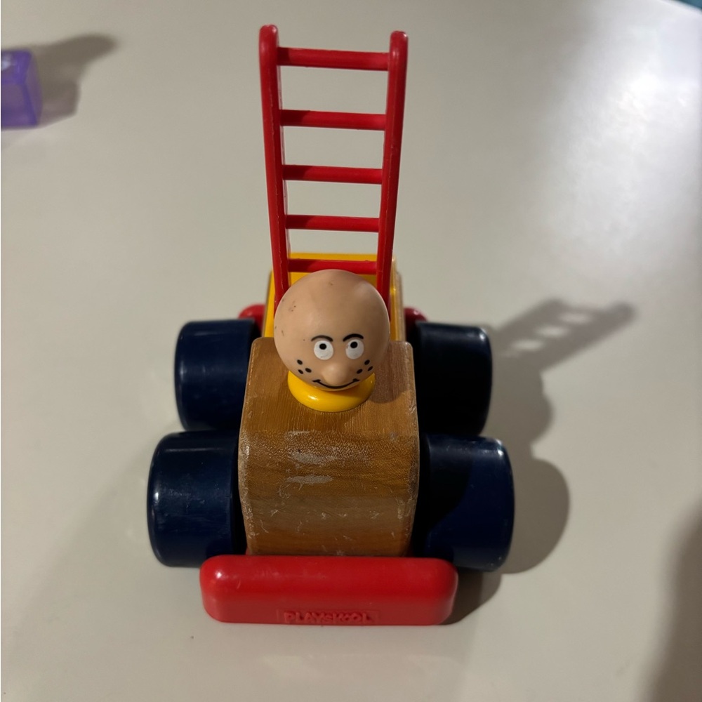 PlaySkool Toy Car with Ladder and Figure